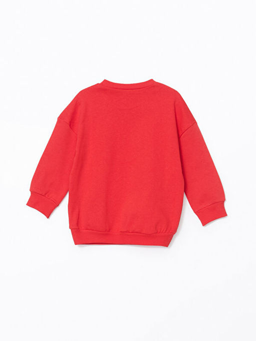 Bisiklet Yaka Dinazor Bask?l? Erkek Bebek Sweatshirt - Waikiki фото 3
