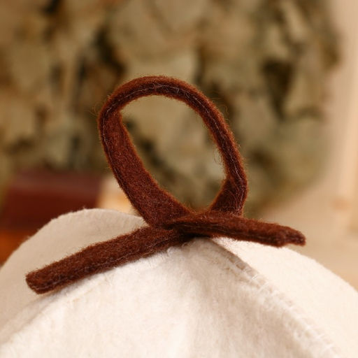 Шапка для бани Русская баня 100% шерсть - Добропаровъ фото 3