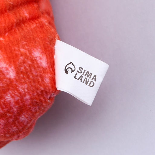 Игрушка для собак с пищалкой Стейк из текстиля, 13 х 10 см - Пушистое счастье фото 3