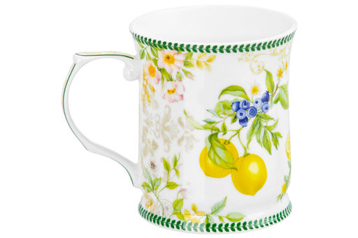 Кружка 400 мл 12,5*9*10 см Лимоны NEW BONE CHINA - Elan gallery фото 6
