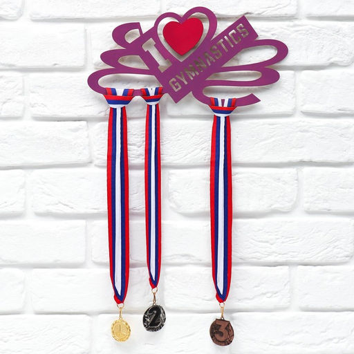 Медальница Gymnastics, 30х15 см