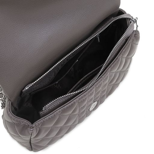 Женская сумка, кожа, MIRONPAN 9901-2/ Темно-серый  фото 5