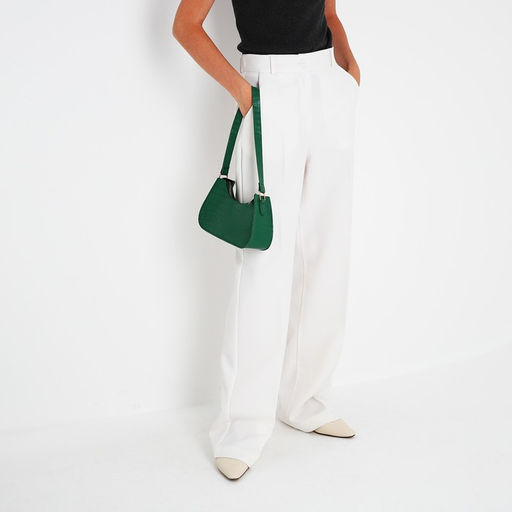 Сумка-багет на молнии, цвет зелёный - Simaland фото 6