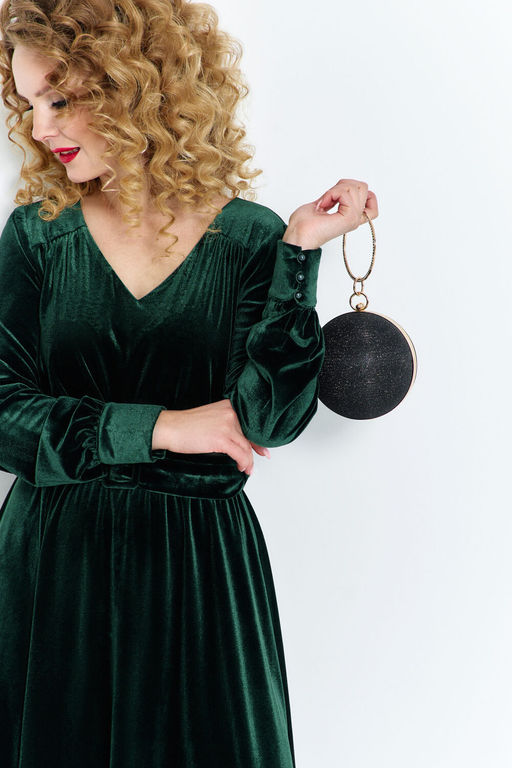 Платье Euro Moda 492 зеленый