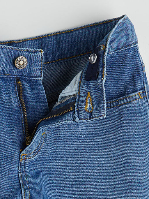 Baggy Fit Erkek ?ocuk Jean Pantolon