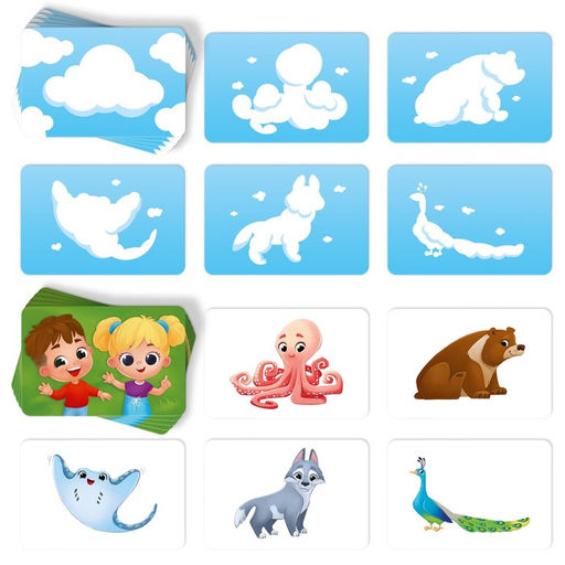 Настольная играКоробка с облаками, 60 карт, 5+ - Лас Играс фото 3