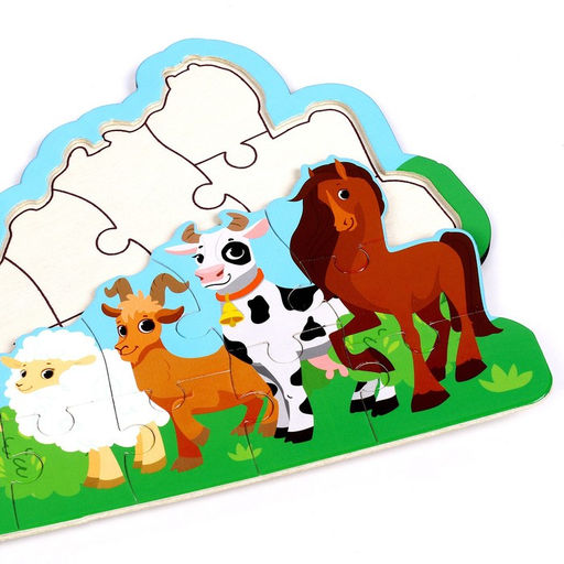 Пазлы на подложке Ферма - Лесная мастерская фото 8