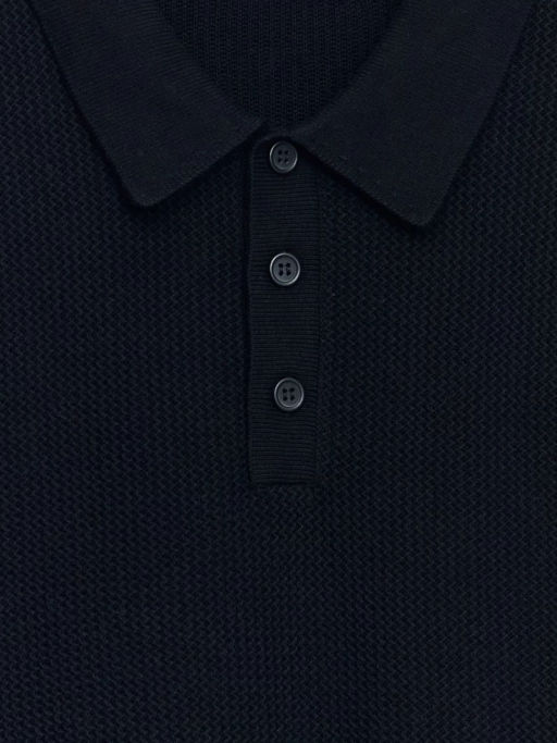 Джемпер поло фактурной вязки / Zarina  фото 3