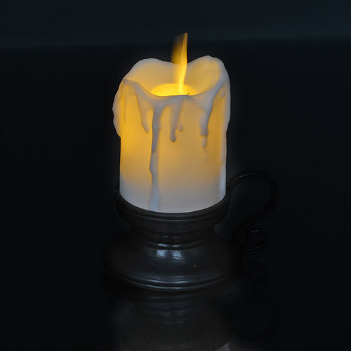 Свеча светодиодная подвижный фитиль 8 см / 226-sv /уп 12/360/ - ГалеонТрейд фото 4