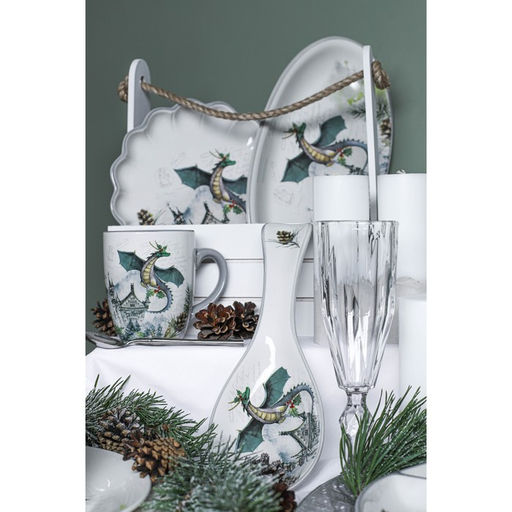 Кружка Доляна Дракоша, 330 мл, цвет белый фото 6