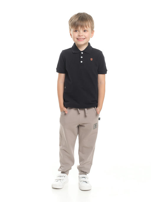 Брюки спортивные для мальчика 22-0512 серый - Mini maxi фото 3