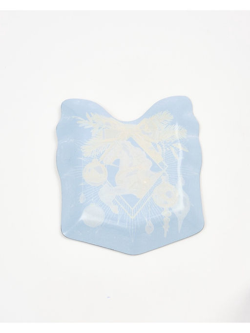 Тарелка плоская новогодняя «Роскошного года», 15.1×17.3 см, стекло