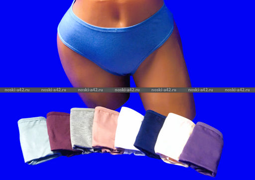 Цена за 12 шт. Трусы женские однотонные MASHILUN арт. 167 XL (44-46) + 2XL (46-48) + 3ХL (48-50) - For you фото 2