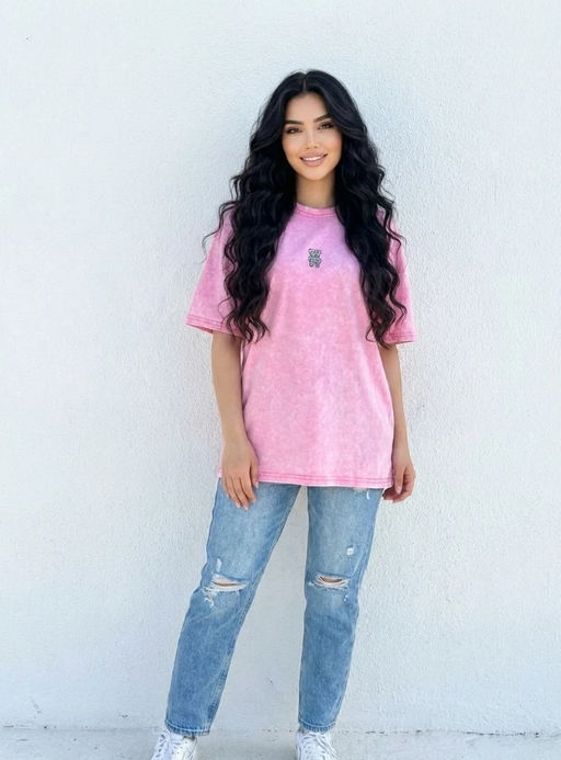 K13312 Футболка варенка (хлопок) РОЗОВЫЙ