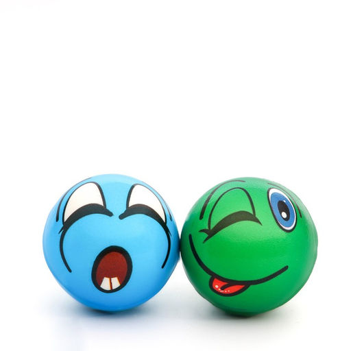 Цена за 2 шт. Мячик зефирный Подмигнул, 6,3 см, микс цветов - Пижон фото 4