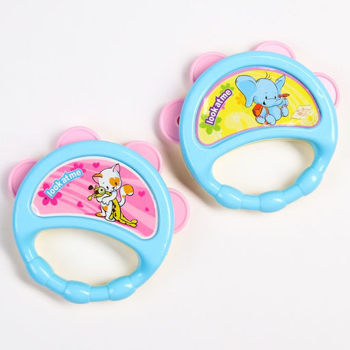 Погремушка - бубен Друзья, герои МИКС, Крошка Я  фото 2