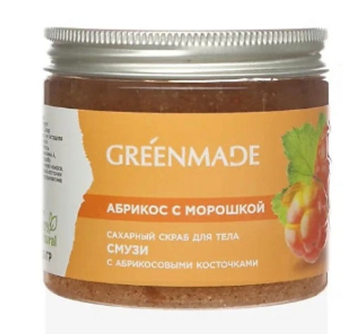 Сахарный скраб д/тела Абрикос с морошкой Смузи
С абрикосовой косточкой