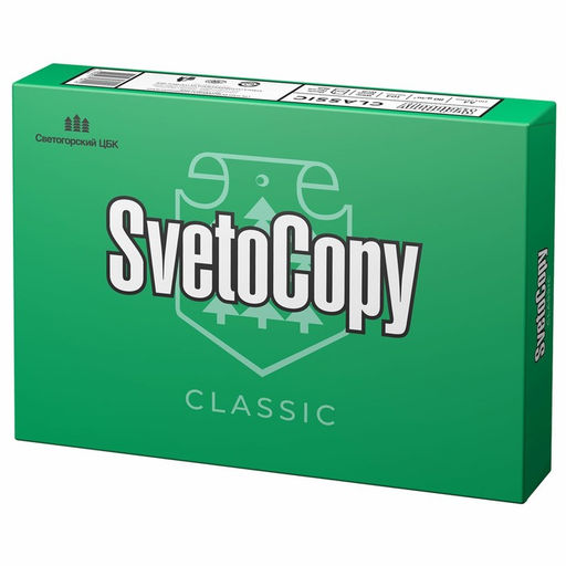 Цена за 5 шт. Бумага SvetoCopy, А4, 500 листов, 80 г/м², белизна 146% CIE, класс C