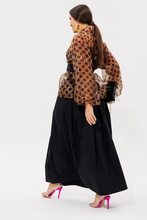 Костюм Anastasia 1162.1 кофе/черный