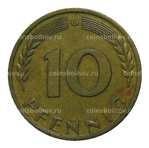 10 пфеннигов 1966 года G Германия