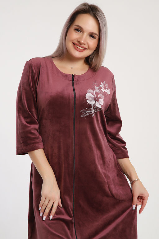 Халат велюровый 526