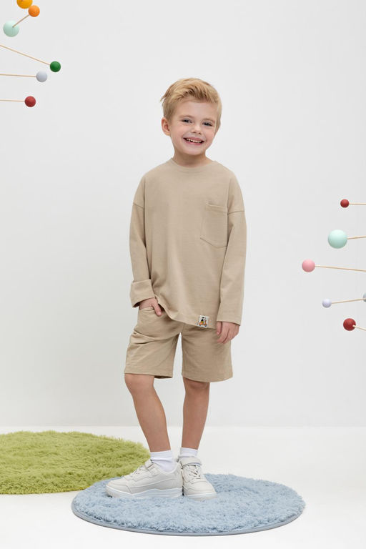 Crockid _ КР 400510/темно-бежевый к456 шорты для мал