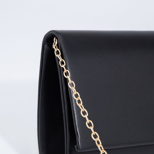 Сумка-клатч на клапане, цвет чёрный - Simaland фото 4