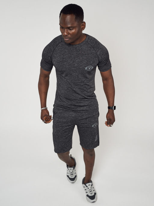 Спортивный костюм летний мужской темно-серого цвета 2225TC - FUYOUKAI фото 14