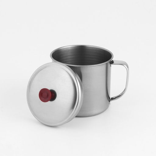 Кружка из нержавеющей стали с крышкой Вестерн, 620 мл, цвет хромированный - Simaland фото 4