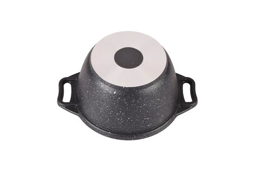 ЛА_АП_MARBLE (темный) Кастрюля 1,0 л со стекл. кр. арт. кмт12а