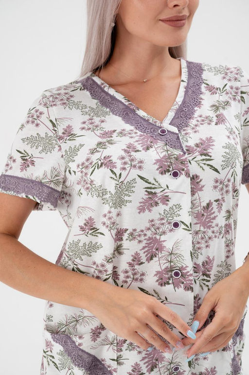 Пижама женская из кулирки Ворожея укроп макс - Амадэль фото 11