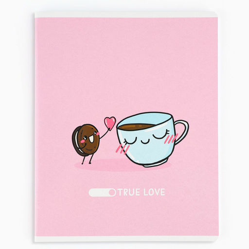 Цена за 3 шт. Тетрадь в клетку, 48 л., А5, на скрепке, блок №1 Истинная любовь МИКС - Artfox study фото 5