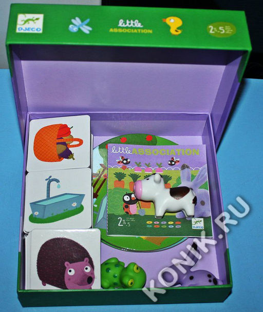 Карточная игра на ассоциации Djeco Зверята  фото 3