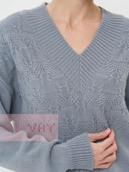 Джемпер женский 5232-41320. 0174 стальной