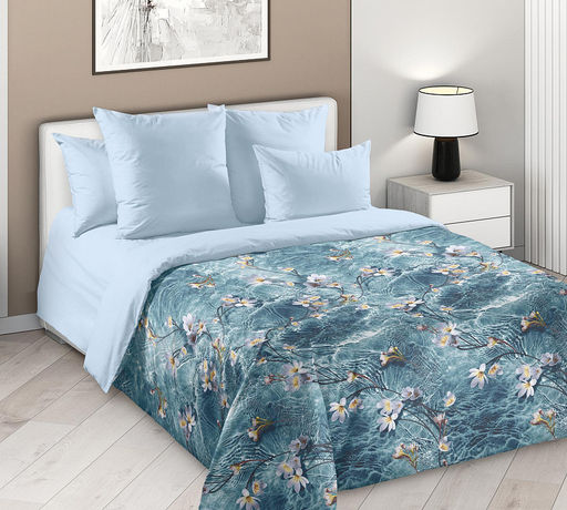 Аква Постельное белье из Перкаля 2 спальный с евро простыней