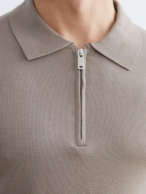 Polo Yaka Erkek Triko Kazak