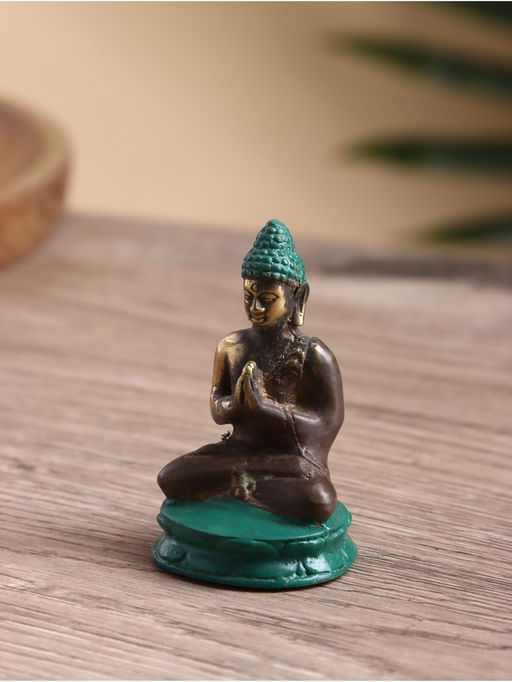 Сувенир «Будда Изумрудного Благословения», 3×4×6 см, бронза
