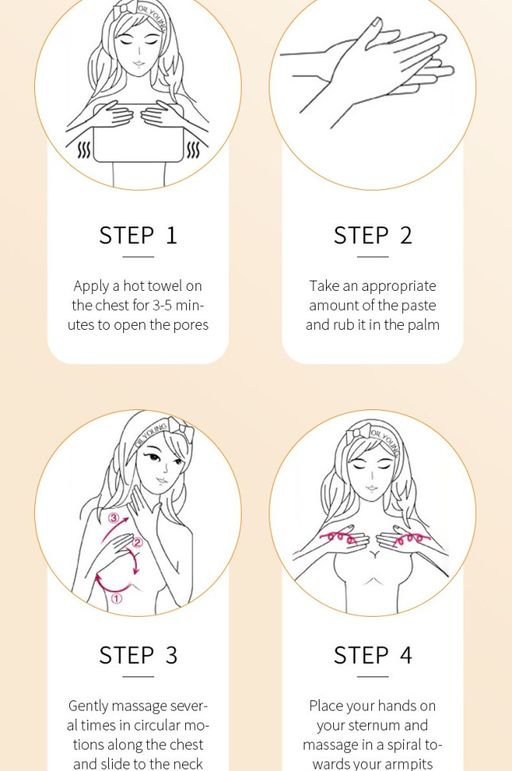 SADOER Крем для укрепления и подтяжки груди Enlargin Breast Cream Coconut, 60гр - ANGEALA фото 5