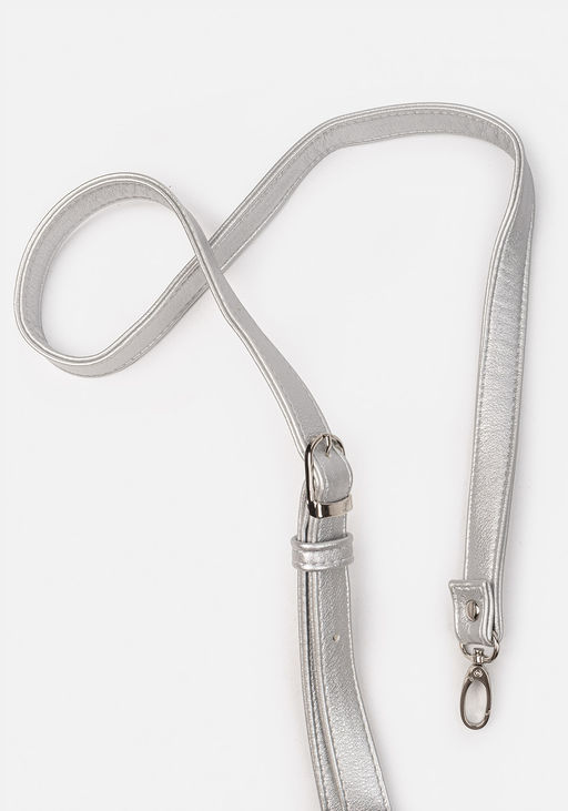 Модель №1604 | кожзам | гладкий блестящий | серебро | Р891-11 | 32976 - L-craft фото 5