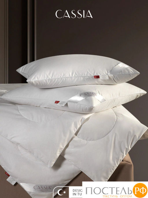 Одеяло CASSIA ШАЛЕ хл-тик/пух утиный, 700 г  фото 8