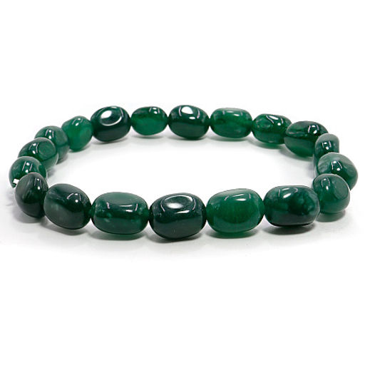 Браслет из камня с огранкой Хризопраз камень удачи и счастья
