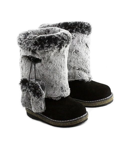 Унты Детские, заяц, войлочная подошва