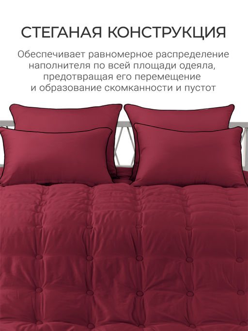 Одеяло Cloud Wine 175х200 теплое 300г/м2 ЕС-5827 - Espera фото 7