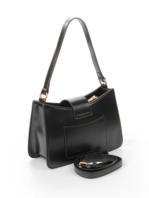 LACCOMA сумка L1012-черный натуральная кожа полиэстер  фото 4