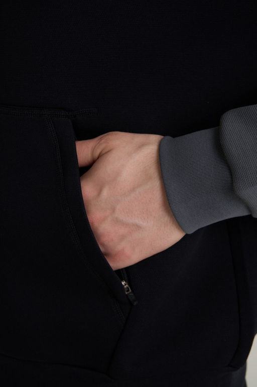 Толстовка на молнии Черный/Серый CAMPUS BASKETBALL Knit Track Top - Anta фото 12