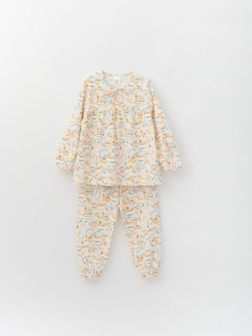 Пижама д/дев из тонкого хлопка, белый - Lesi kids фото 16