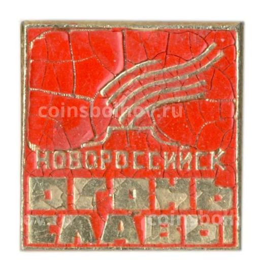 Значок Новороссийск огонь славы