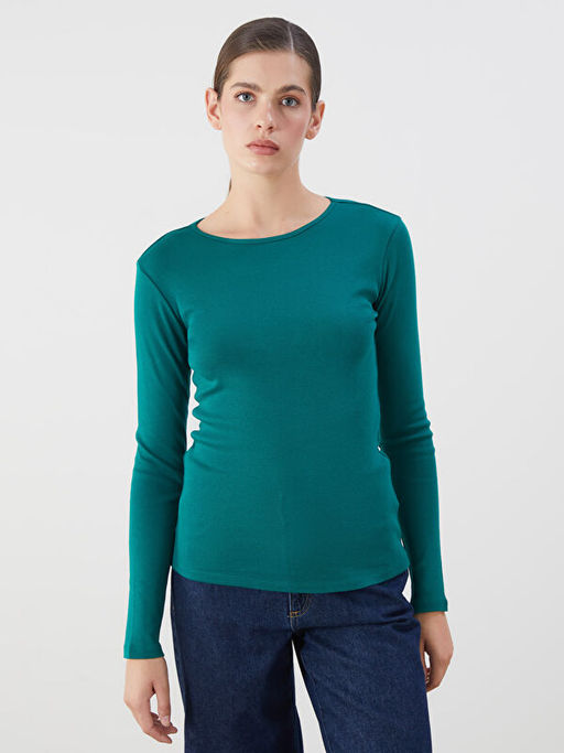 Bisiklet Yaka Kad?n Ti??rt