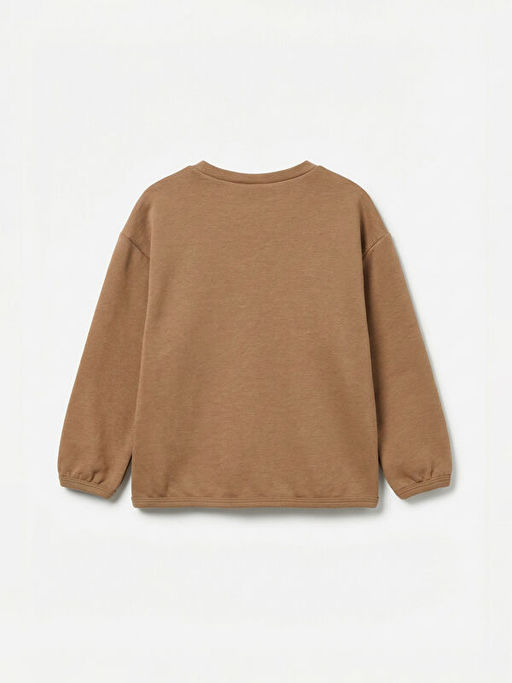 Bask?l? K?z Bebek Sweatshirt
