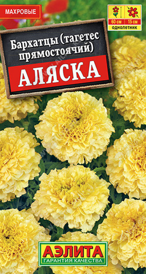 1246A Бархатцы Аляска прямостоячие 0,1гр